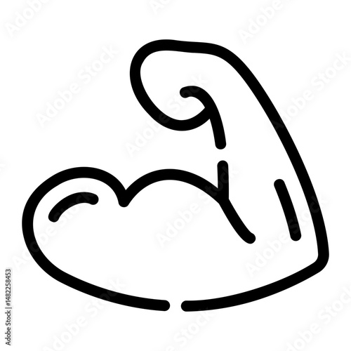 biceps Line Icon