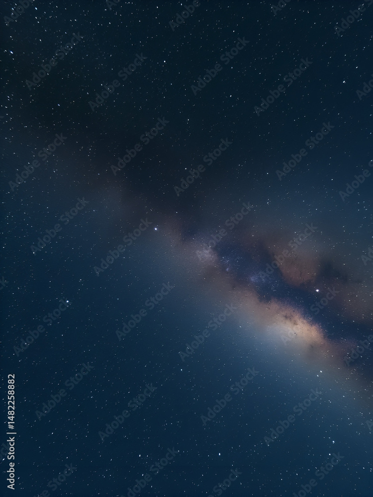 Milky way galaxy with stars and space dust in the universe, Long exposure photograph, with grain. Milky way galaxy with stars and space dust in the universe, Long exposure photograph, with grain.