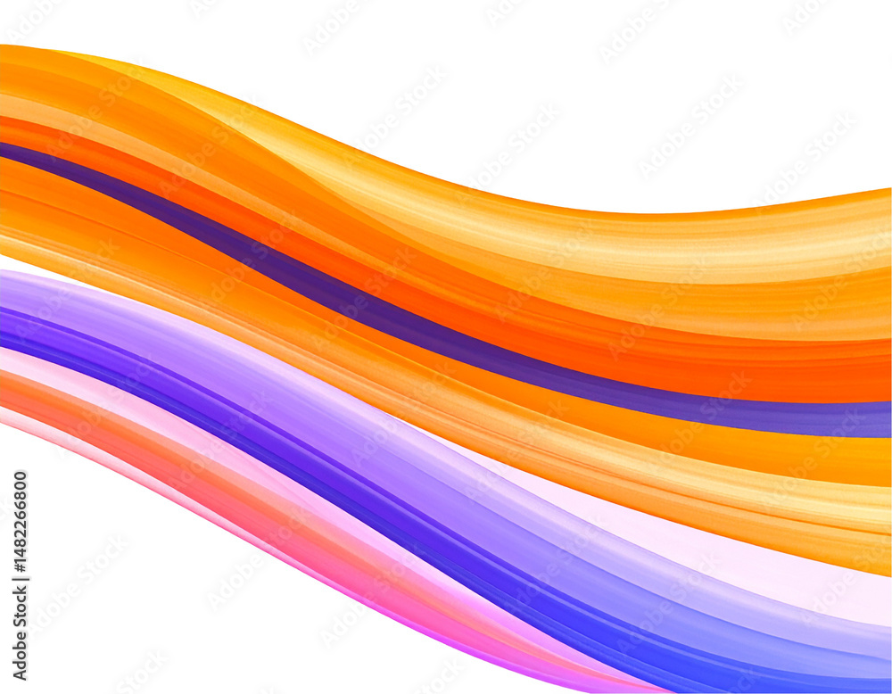 Abstract wavy design with vibrant orange, purple, and pink hues Abstract wavy design with vibrant orange, purple, and pink hues