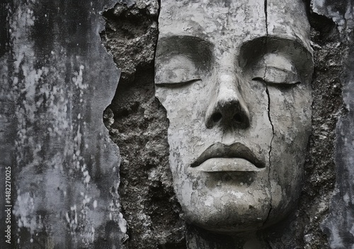 Face on the wall