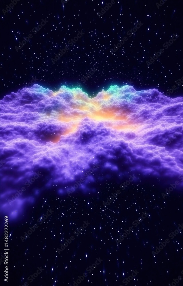 Fototapeta premium space background with stars