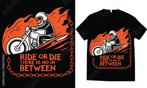 Motorcycle-themed skull helmet with crossed pistons and rebel rider elements,  engine parts, wings, and flames, the composition evokes fire, speed, and power, t-shirt design vector illustration.