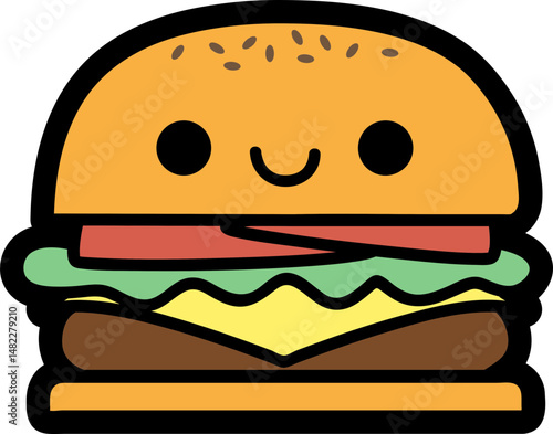 cute fast food kawaii