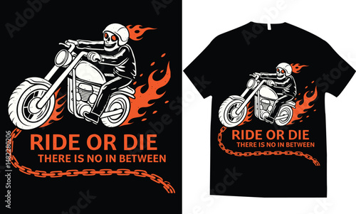 Motorcycle-themed skull helmet with crossed pistons and rebel rider elements,  engine parts, wings, and flames, the composition evokes fire, speed, and power, t-shirt design vector illustration.