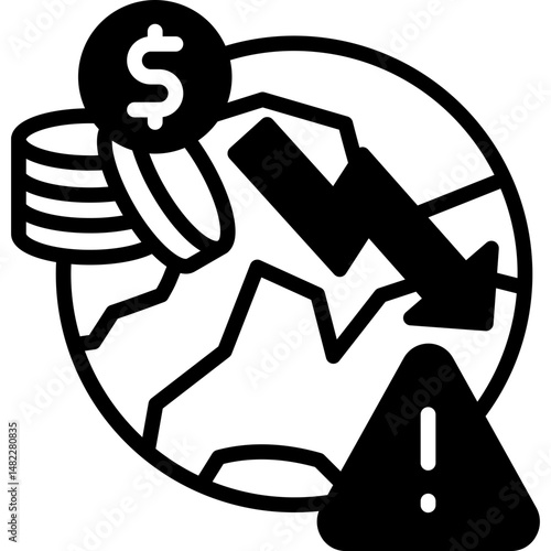 Global Economic Crisis mixed icon