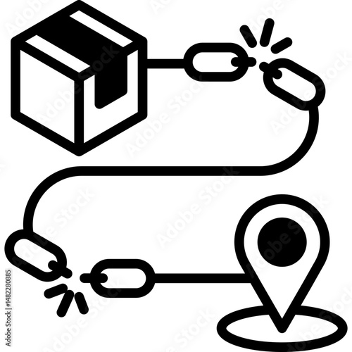 Supply Chain Disruptions mixed icon