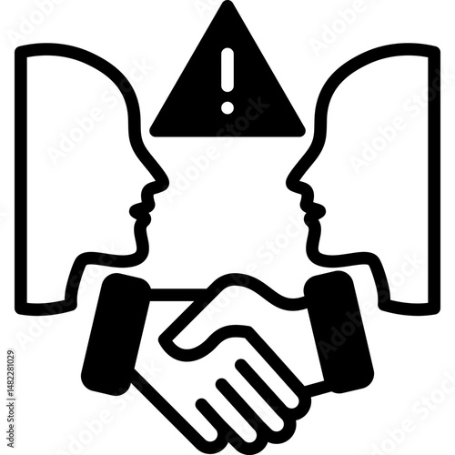 Conflict Resolution mixed icon