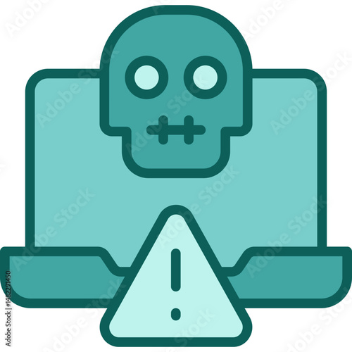 Cyber Warfare solid icon