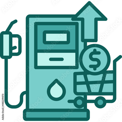 Oil And Gas Prices solid icon