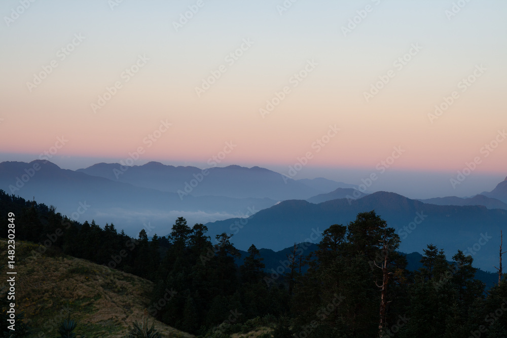 Fototapeta premium Dawn in the Himalayas