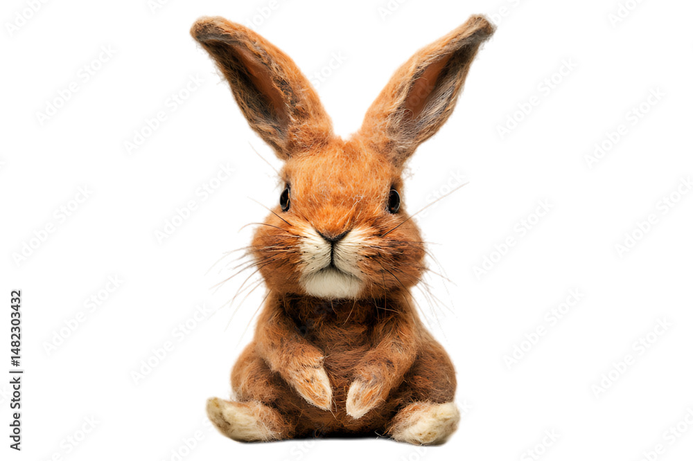 Fototapeta premium Adorable bunny rabbit, perfect for Easter or springtime themes.