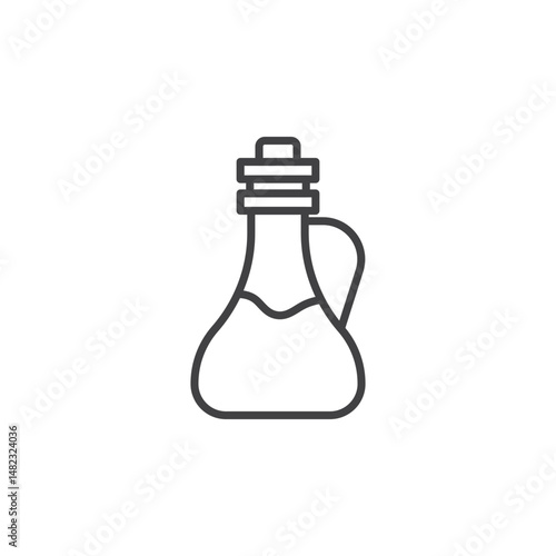 Vinegar vector Icon in trendy flat style isolated on white background