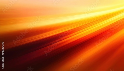Abstract Orange Light Streaks Background for Creative Design