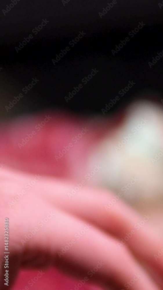 chef manicure Hand view of young woman chopping meat into small round slices on wooden board over white table cutting technique and rich texture. High quality 4k footage chef manicure Hand view of young woman chopping meat into small round slices on wooden board over white table cutting technique and rich texture. High quality 4k footage