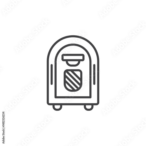 Jukebox vector Icon in trendy flat style isolated on white background