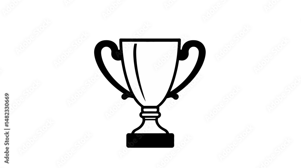 Elegant Black Trophy Cup Award Winning Success Achievement Prize Competition Victory Celebration Graphic Design Element Illustration Simple Minimalist Style Winner Tournament Championship Success Icon Elegant Black Trophy Cup Award Winning Success Achievement Prize Competition Victory Celebration Graphic Design Element Illustration Simple Minimalist Style Winner Tournament Championship Success Icon