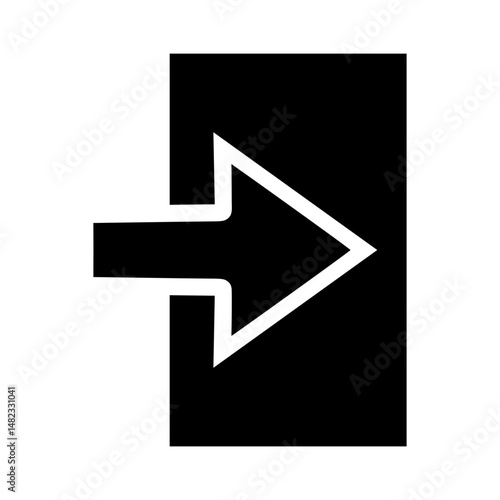 data export glyph icon
