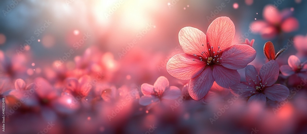 Blooming spring blossoms in soft focus Blooming spring blossoms in soft focus