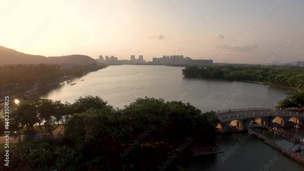 Explore Shunfeng Park in Guangdong Shunde with breathtaking aerial views Explore Shunfeng Park in Guangdong Shunde with breathtaking aerial views