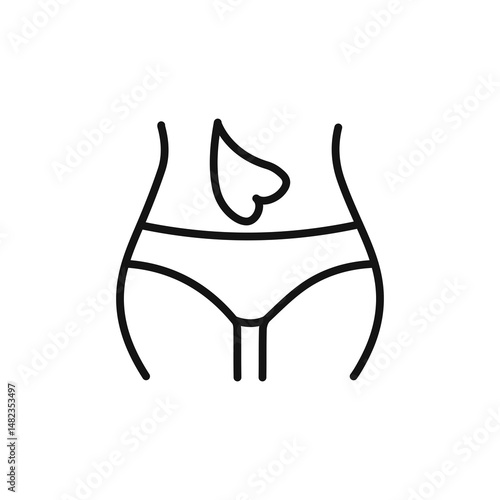Detox icon on white background. Editable stroke.