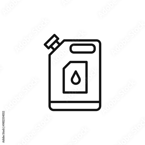 Canisters icon on white background. Editable stroke.