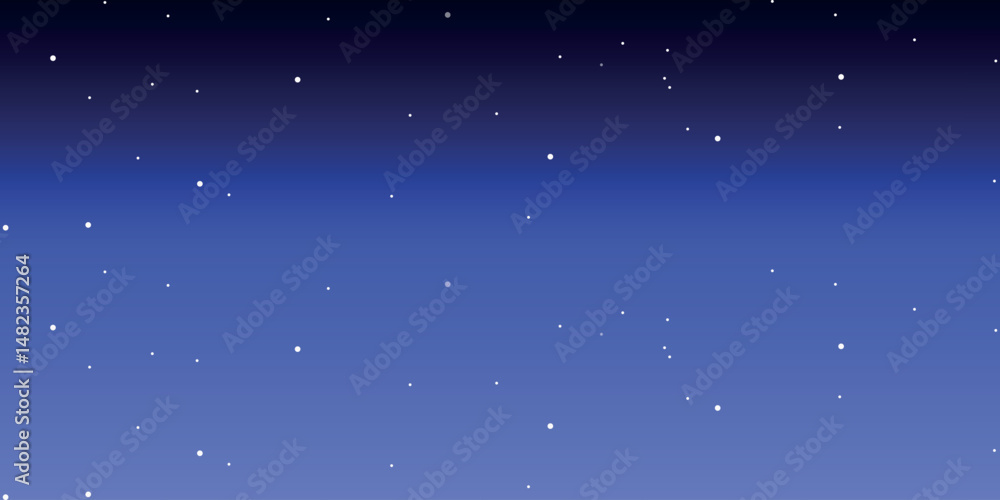Stylized image of the starry sky with a gradient from dark blue at the top to lighter blue at the bottom Stylized image of the starry sky with a gradient from dark blue at the top to lighter blue at the bottom