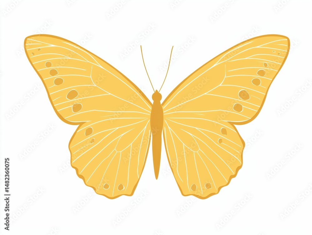 Fototapeta premium Yellow Butterfly