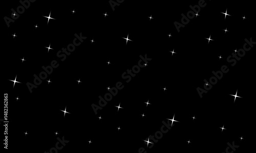 starry sky background. night sky with stars background
