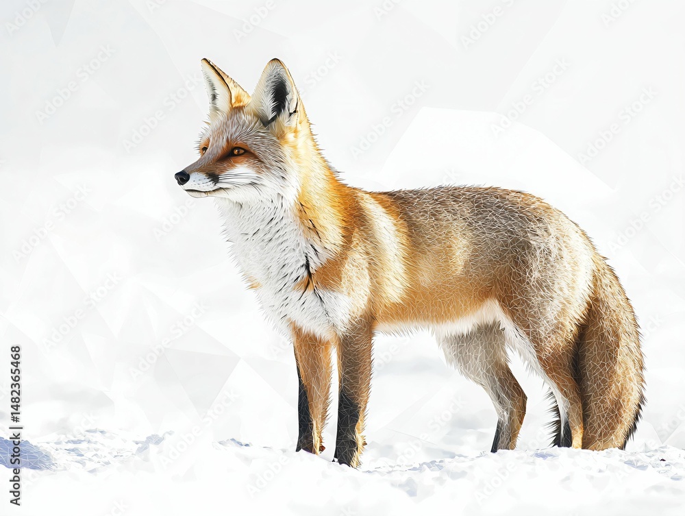 Obraz premium Red Fox in Winter