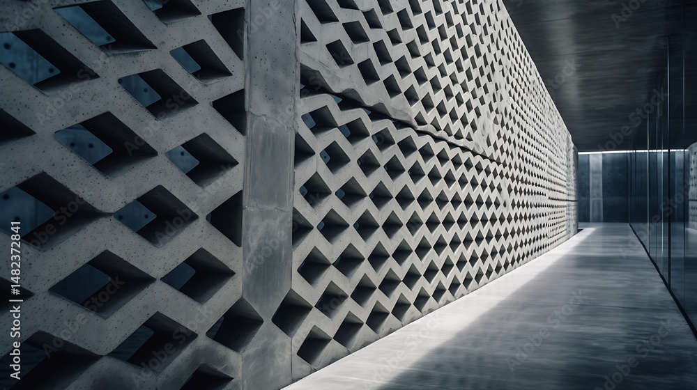 Obraz premium Concrete Architecture Detail.