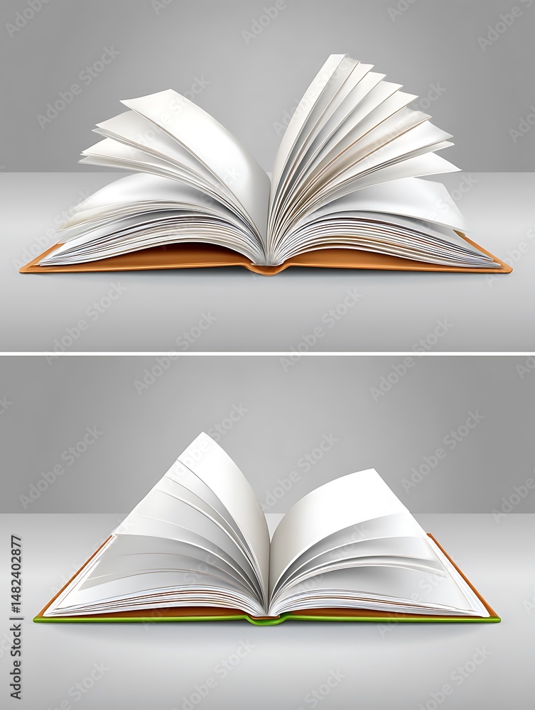 Naklejka premium Open Pages, Open Worlds