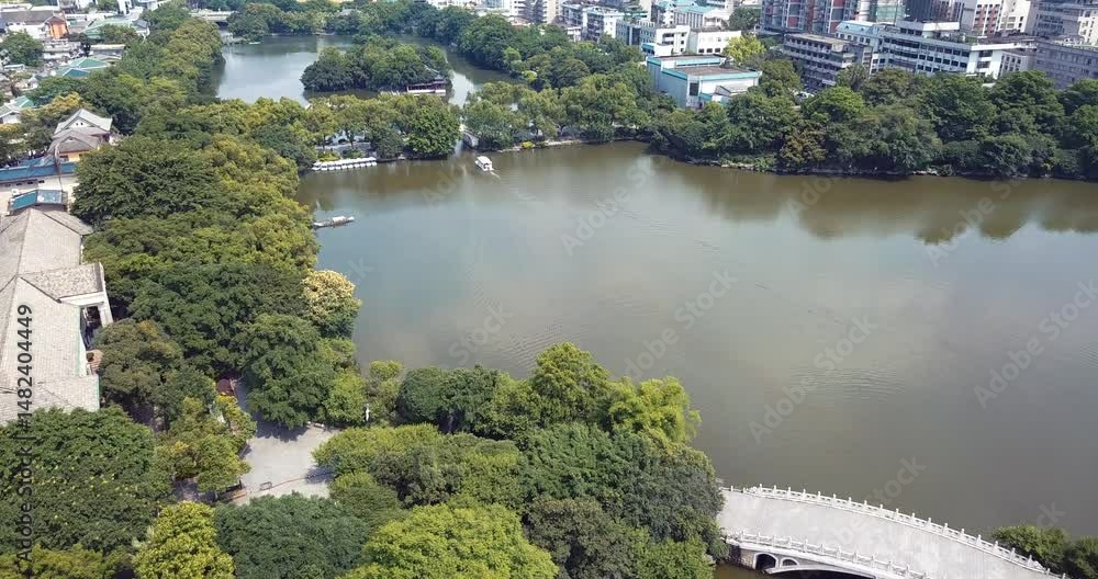 Explore Guilin's Two Rivers and Four Lakes Scenic Area from Above Explore Guilin's Two Rivers and Four Lakes Scenic Area from Above