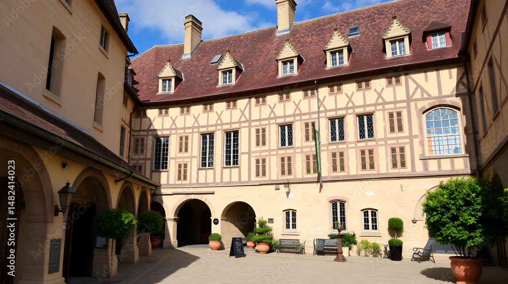 Obraz premium Hospices de Beaune, Beaune, France