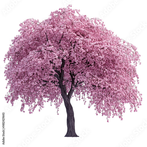 Weeping Cherry isolated on transparent background