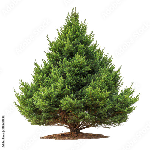 Western Red Cedar isolated on transparent background