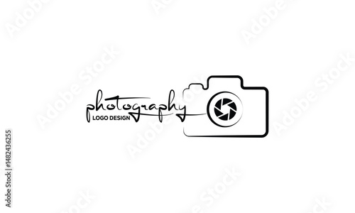 camera, photography logo design. Camera photography logo icon vector template. Photography Camera Lens Logo Design.