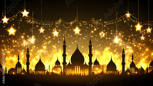 Golden Mosques Sparkle Brightly