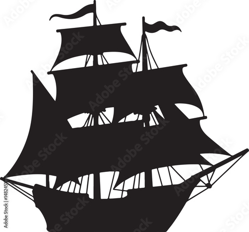 Sailing Ship on Ocean Waves Silhouette

Vintage Pirate Ship Vector Design

Modern Cargo Ship Silhouette Art

Navy Warship at Sea Silhouette Scene

Cruise Ship Under Sunset Vector