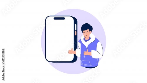 Pay later Accept animation for social media, presentations, videos, websites, etc. No background, Alpha channel.