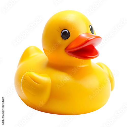 Yellow rubber duck toy