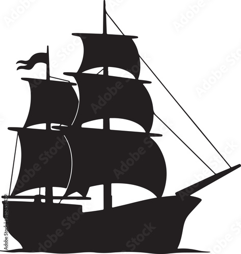 Sailing Ship on Ocean Waves Silhouette

Vintage Pirate Ship Vector Design

Modern Cargo Ship Silhouette Art

Navy Warship at Sea Silhouette Scene

Cruise Ship Under Sunset Vector