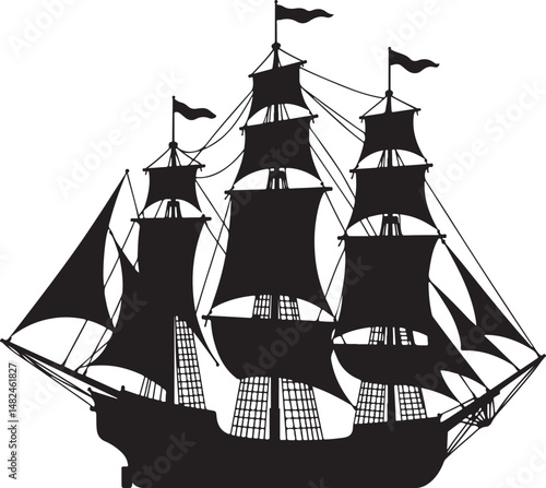 Sailing Ship SVG | Nautical Boat Silhouette | Ocean Adventure Cut File

Pirate Ship SVG | Vintage Pirate Silhouette | Halloween and Adventure Design

Cruise Ship SVG | Travel and Vacation Cut File | S