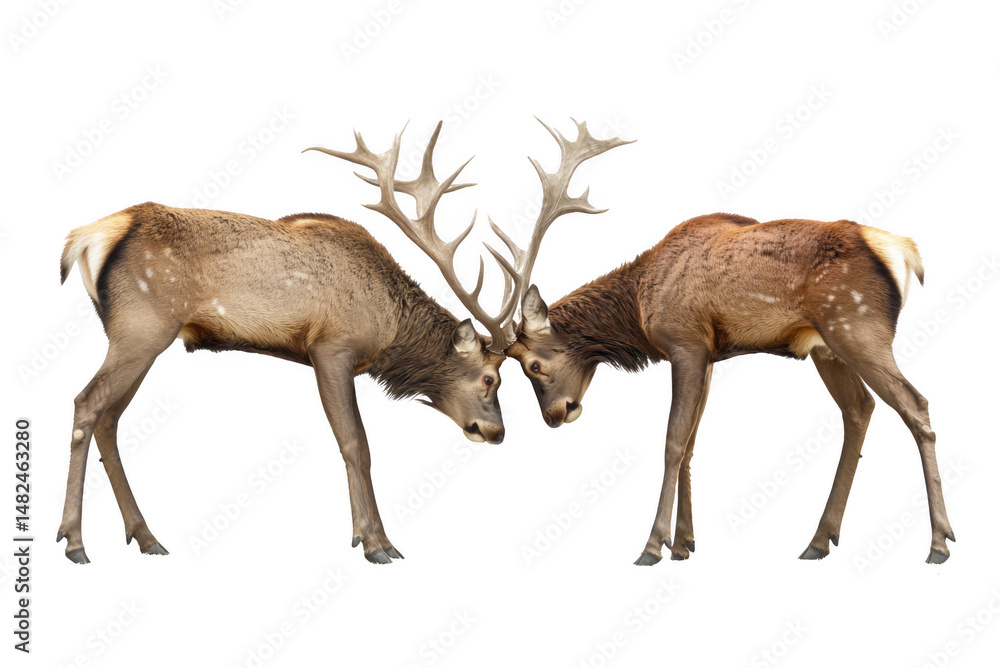 Fototapeta premium Deer Head Clash