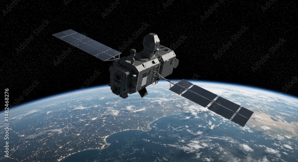 Fototapeta premium satellite in space