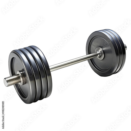 dumbbell isolated on white