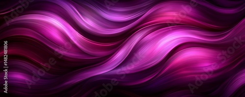 Wallpaper Mural Purple wave abstract background design Torontodigital.ca