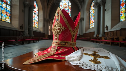 crown of the pope, attributes of the pope