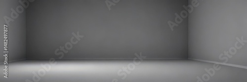 Wallpaper Mural Minimalist grey studio backdrop, seamless gradient  , photography, blank, marketing Torontodigital.ca