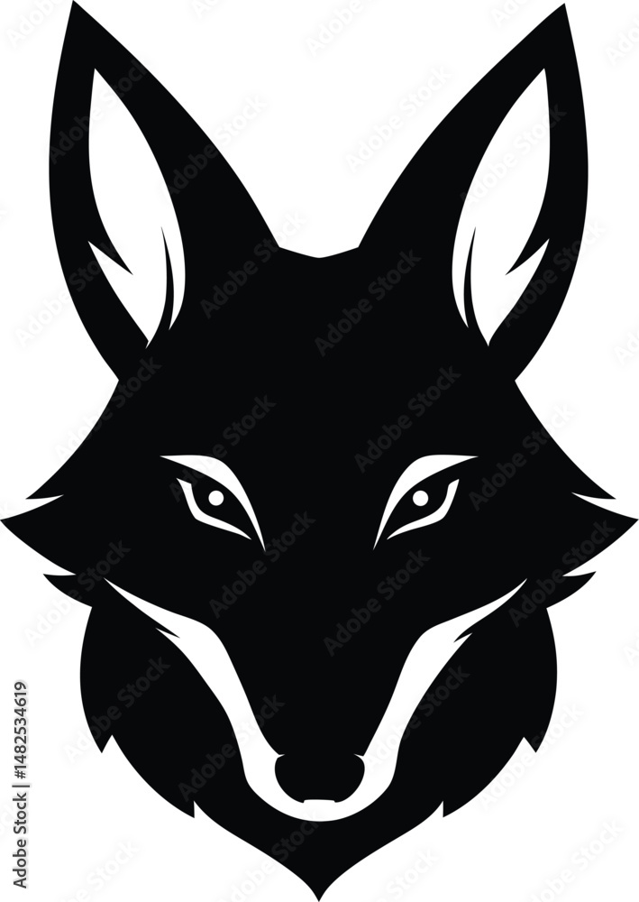 Fototapeta premium Fox Head Vector