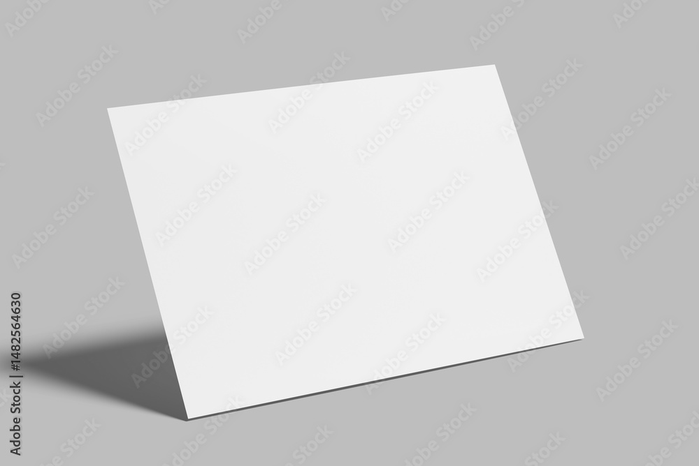A6 Realistic Postcard Mockup A6 Realistic Postcard Mockup